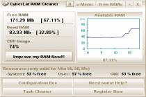 Captura CyberLat RAM Cleaner