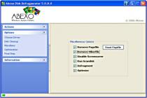 Captura Abexo Disk Defragmenter Lite