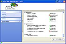 Captura Abexo Disk Defragmenter Lite