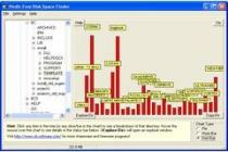 Captura VisDir Free Disk Space Finder