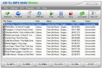 Captura CD To MP3 WAV Maker