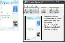 Captura MSN Recorder Max