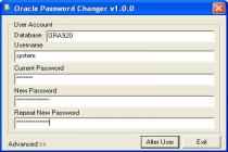 Captura Oracle Password Changer