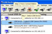 Captura USB Redirector