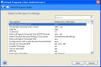Captura Default Programs Editor
