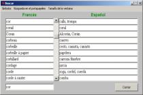 Captura Diccionario Freelang Francés-Español