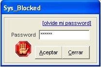 Captura SYS BLOCKED