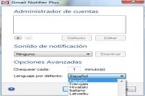 Captura Gmail Notifier Plus