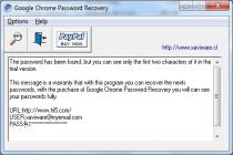 Captura Google Chrome Password Recovery