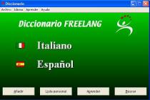 Captura Diccionario Freelang Italiano Español