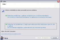 Captura Microsoft Fix it Center