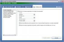 Captura Microsoft Security Essentials