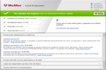 Captura McAfee Total Protection