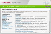 Captura McAfee Total Protection