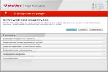 Captura McAfee Total Protection