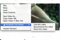 Captura Facebook Like Button