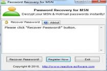 Captura MSN Password Cracker