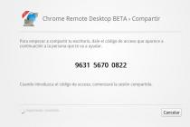 Captura Chrome Remote Desktop