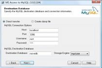 Captura Access to MySQL