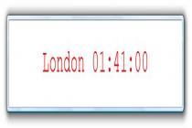 Captura Configurable Desktop Clock