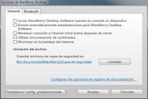 Captura BlackBerry Desktop Manager