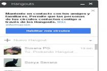 Captura Google Hangouts