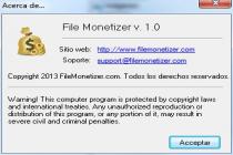 Captura  File Monetizer