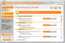 Captura SONY Driver Updates Scanner