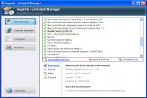 Captura Argente Uninstall Manager