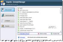 Captura Argente Uninstall Manager