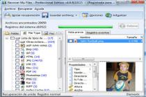 Captura Recover My Files
