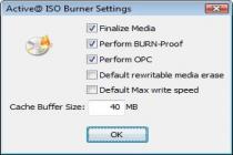 Captura Active ISO Burner