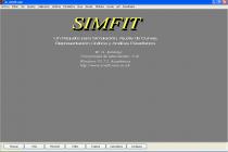 Captura Paquete Estadístico SIMFIT