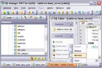 Captura EMS SQL Manager for MySQL