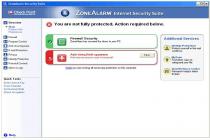 Captura ZoneAlarm Internet Security Suite