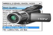 Captura Movavi Video Converter