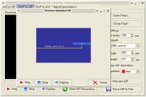 Captura SWF-AVI-GIF Converter