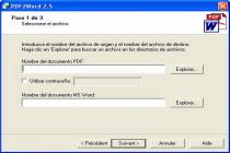 Captura Avanquest PDF to Word