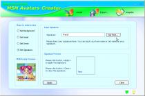 Captura MSN Avatars Creator