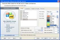 Captura MS SQL PHP Generator