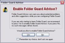 Captura Folder Guard XP 32bit Edition