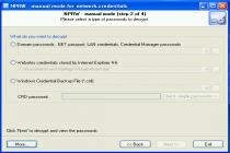 Captura Network Password Recovery Wizard