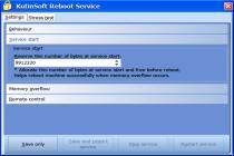 Captura KutinSoft Reboot Service