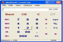 Captura Moffsoft FreeCalc