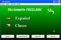 Captura Diccionario Freelang Checo-Español