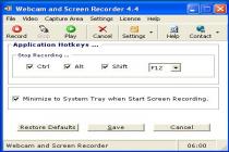 Captura Webcam and Screen Recorder