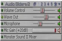 Captura Audio Sliders