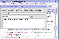 Captura Ultralingua Español-Inglés