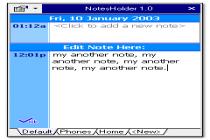 Captura NotesHolder