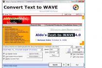 Captura Aldos Text-to-WAVE